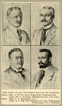 104933 Portretten van vier leden van het uitvoerend bestuur van de Jaarbeurs te Utrecht. Linksboven: C. R. Th. baron ...